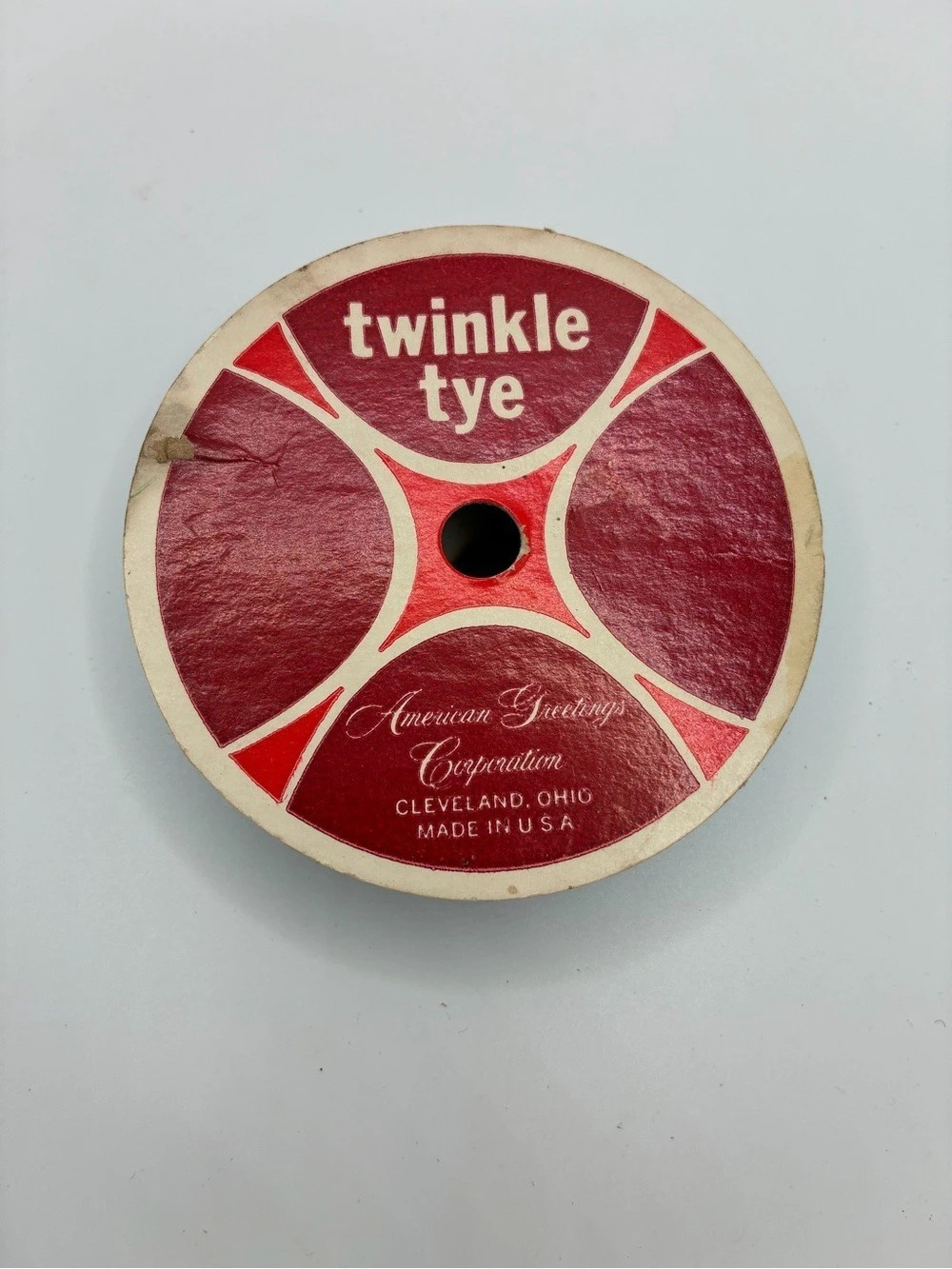 Twinkle Tye Vintage Sewing Thread Spool Blue & Green